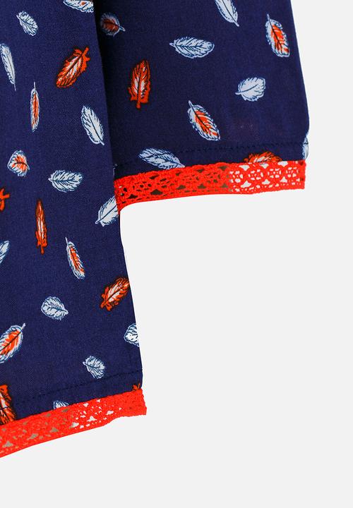 Rebel Republic - Playsuit with Shirring Detail Multi-colour