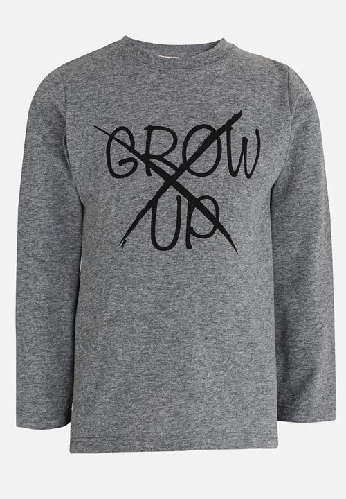 Soobe - Boys Printed Tee Grey