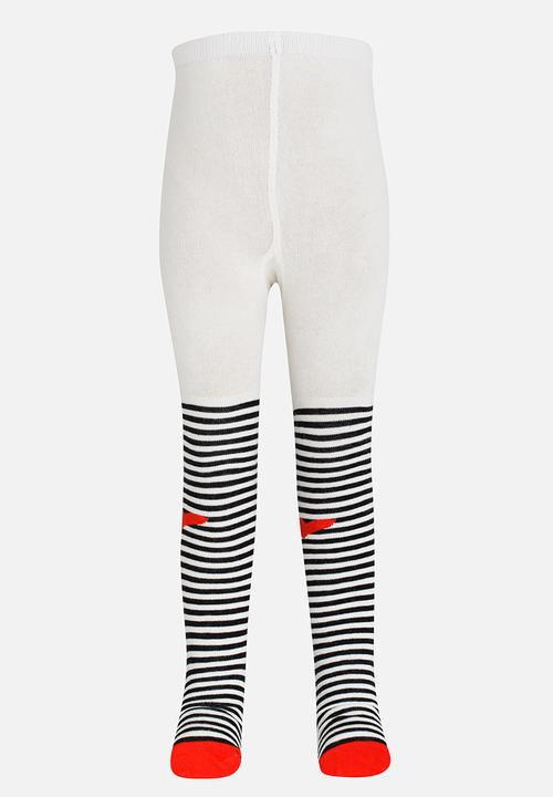 Soobe - Girls Stripe Socks White