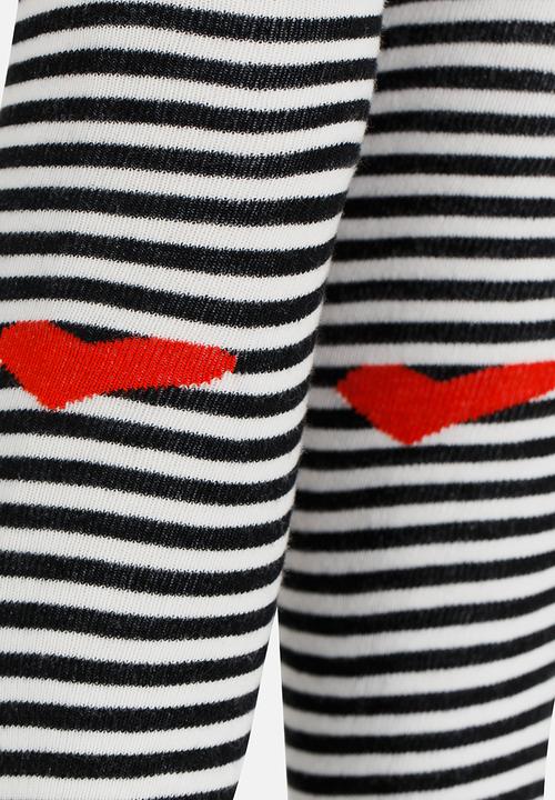 Soobe - Girls Stripe Socks White