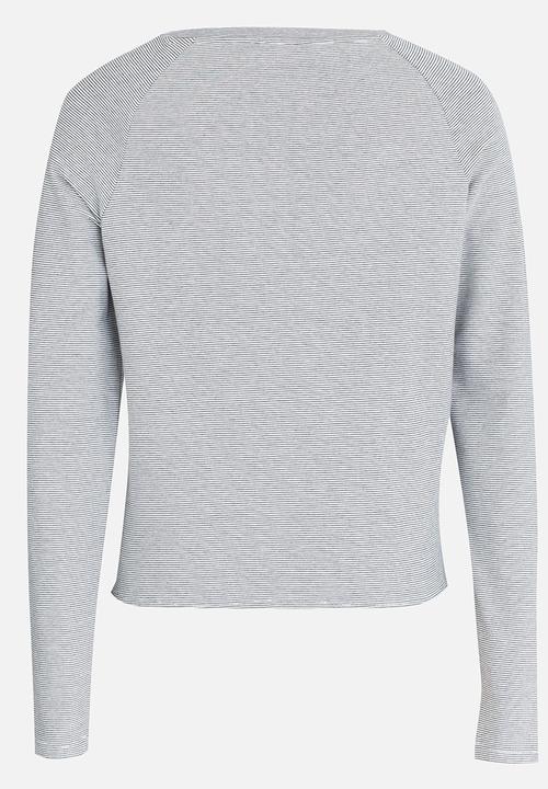 Name It - Girls Printed Front Tie Tee Grey