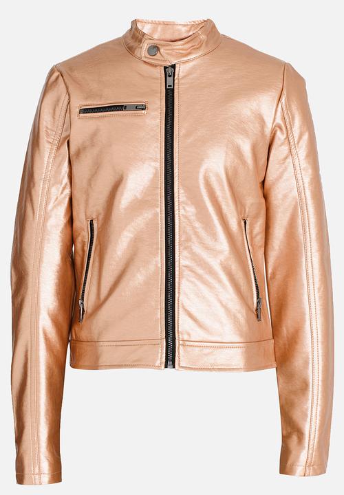 Name It - Girls Biker Jacket Gold