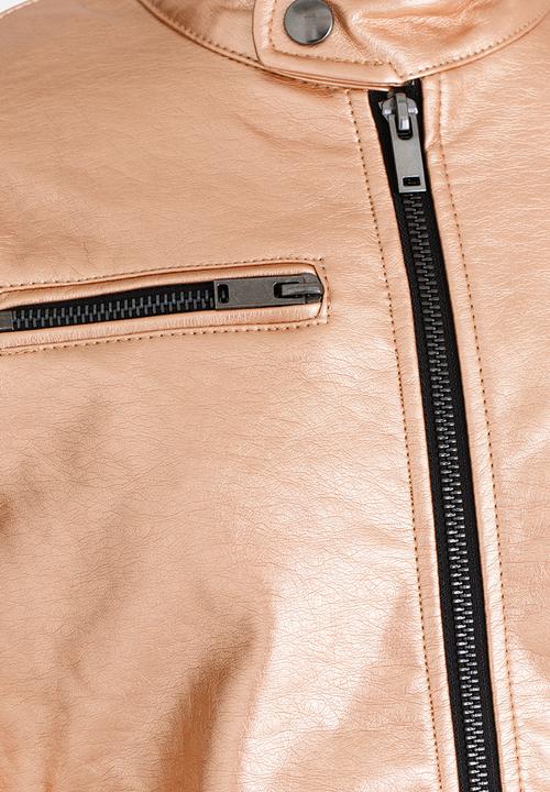 Name It - Girls Biker Jacket Gold