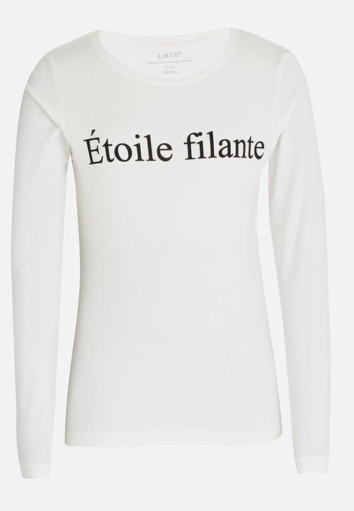 Name It - Girls Printed Tee White