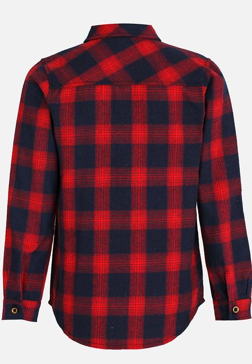 Pop Candy - Boys Long Sleeve Shirt Red