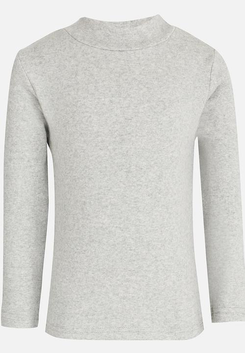Pop Candy - Boys polo neck top - grey