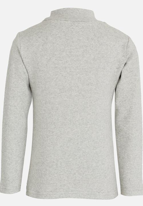 Pop Candy - Boys polo neck top - grey