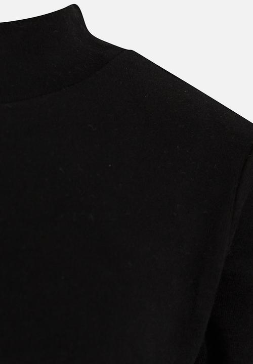 Pop Candy - Boys polo neck top - black