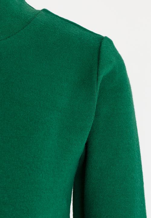 Pop Candy - Boys polo neck top - green