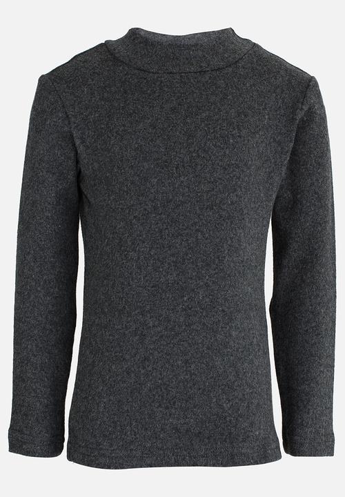 Pop Candy - Boys polo neck top - grey