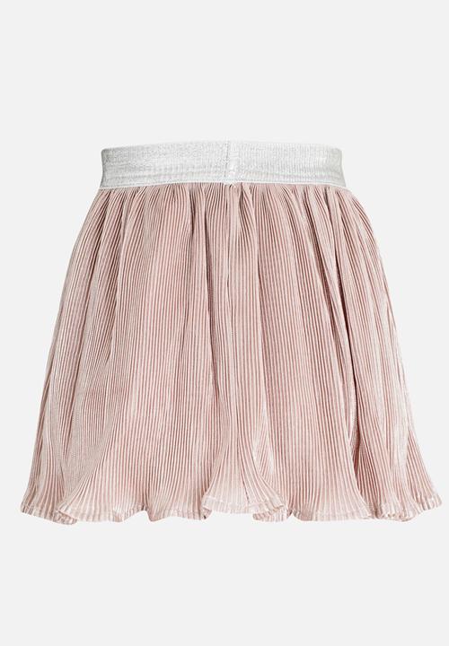 Pop Candy - Girls Elasticated  Skirt Pale Pink