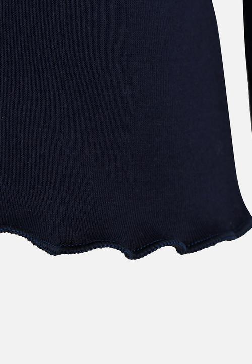 Pop Candy - Long Sleeve Polo Neck Navy
