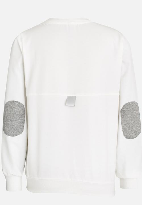 Pop Candy - Boys Long Sleeve Sweat Top White