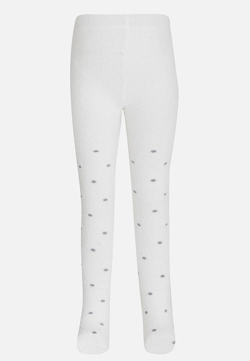 Pop Candy - Girls Printed Sock Legging White