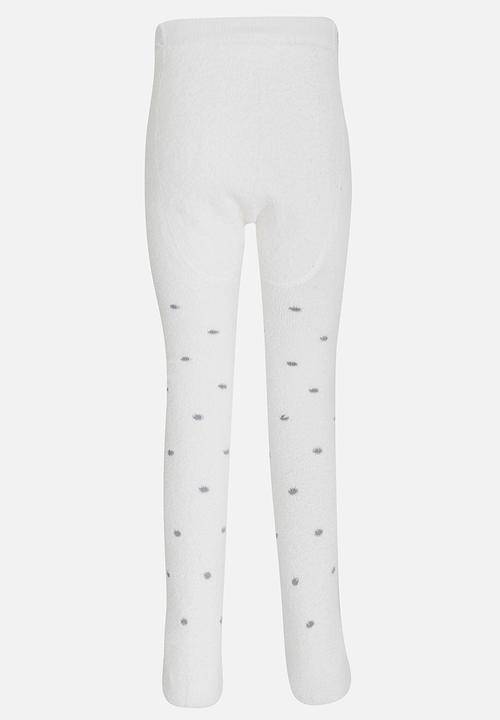 Pop Candy - Girls Printed Sock Legging White