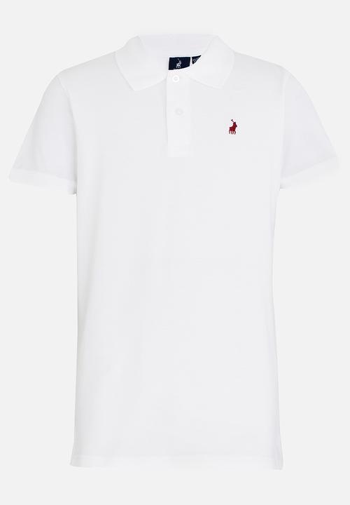 POLO - Austin Classic SS Golfer White