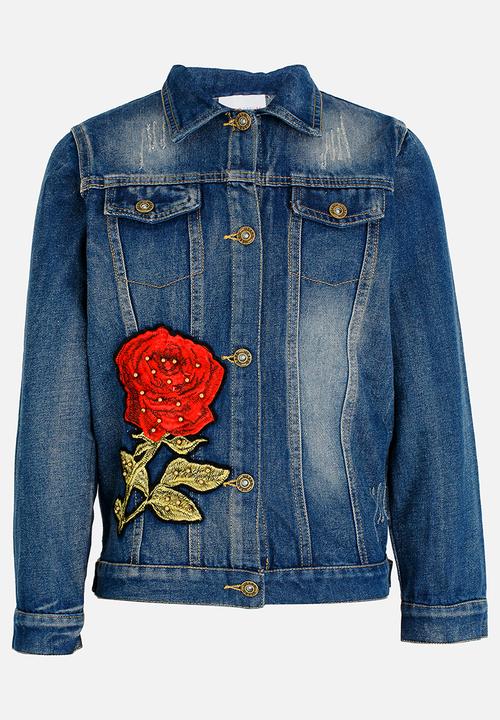 Pop Candy - Girls Denim Jacket Blue