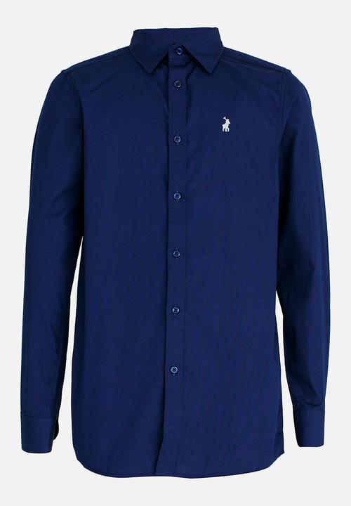 POLO - Nicholas Classic LS Shirt Navy