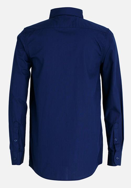 POLO - Nicholas Classic LS Shirt Navy