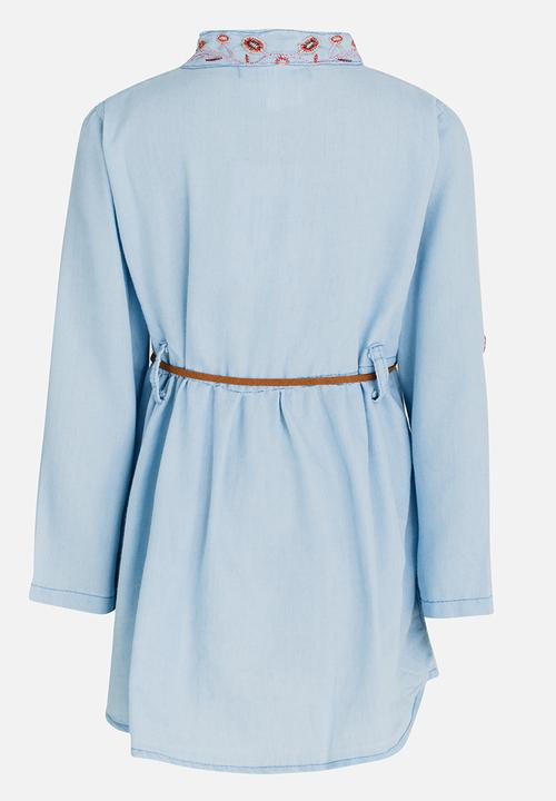 Pop Candy - Denim  Dress Multi-colour