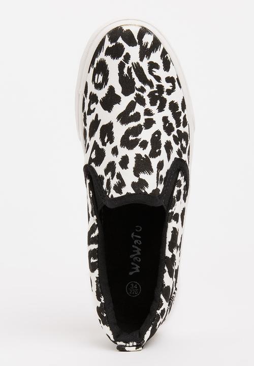 Pop Candy - Girls Canvas Sneaker Off White