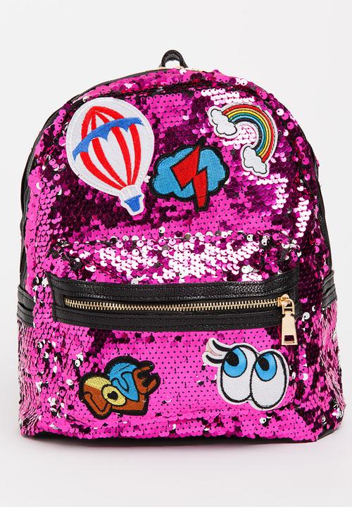 Pop Candy - Girls Sequin Backpack Multi-colour