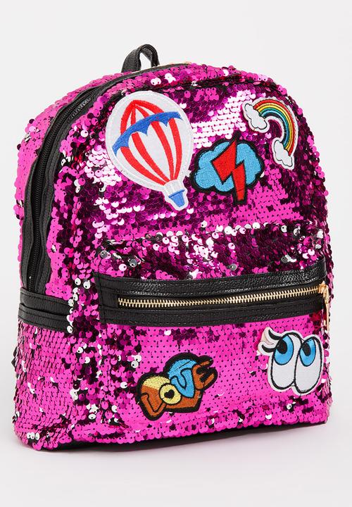 Pop Candy - Girls Sequin Backpack Multi-colour