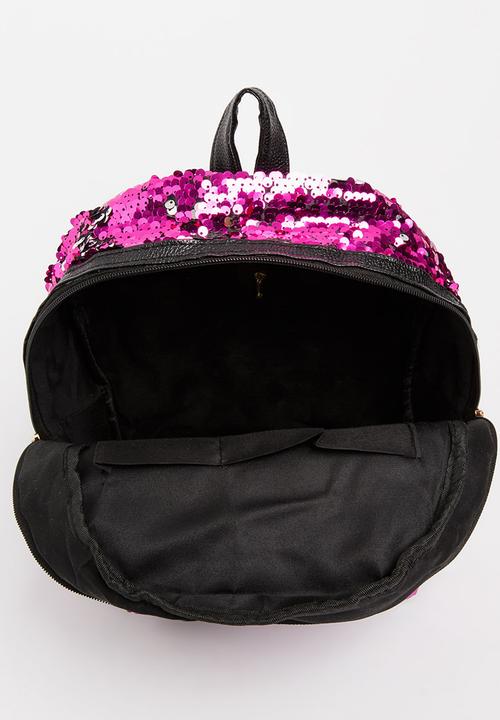 Pop Candy - Girls Sequin Backpack Multi-colour