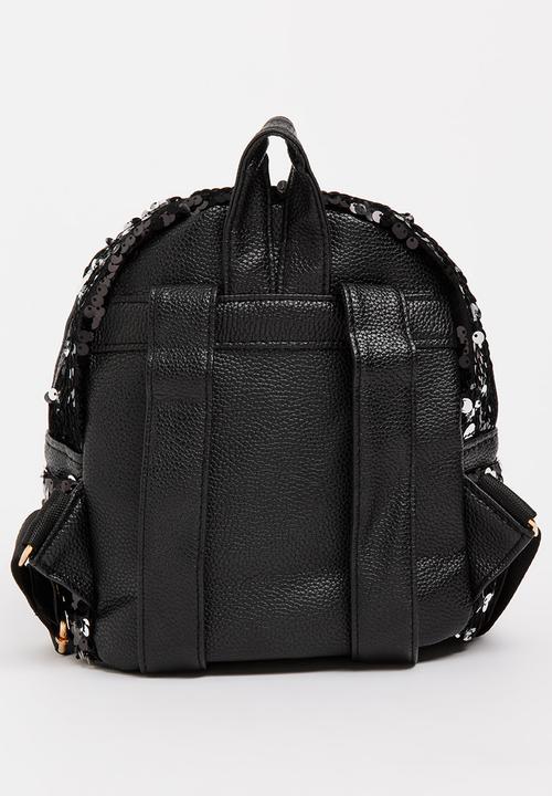 Pop Candy - Girls Sequin Backpack Black