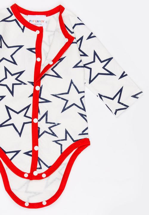 Pop Candy - Printed star bodysuit - multi