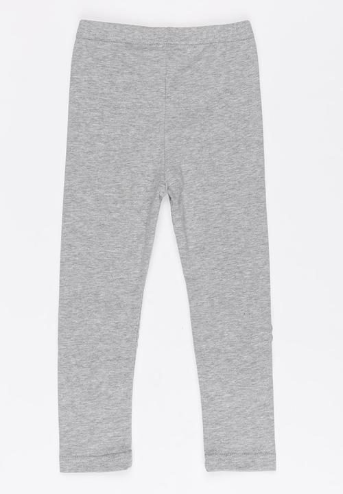 Pop Candy - Printed Heart Legging Grey