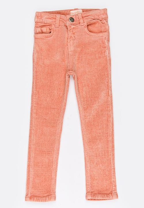 Soobe - Girls Straight Leg Trousers Mid Pink