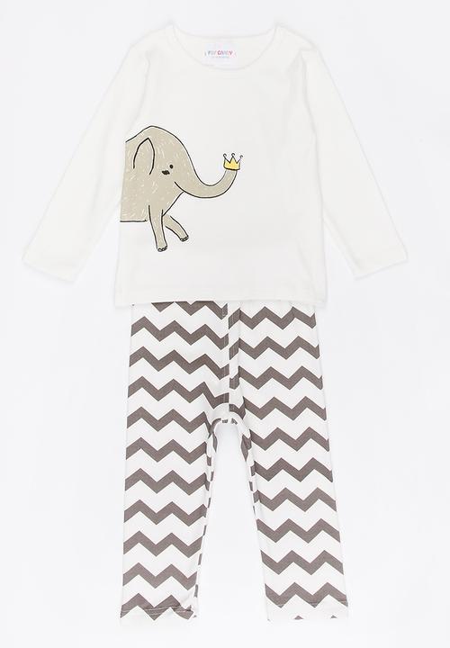 Pop Candy - Printed  Pj Set Multi-colour