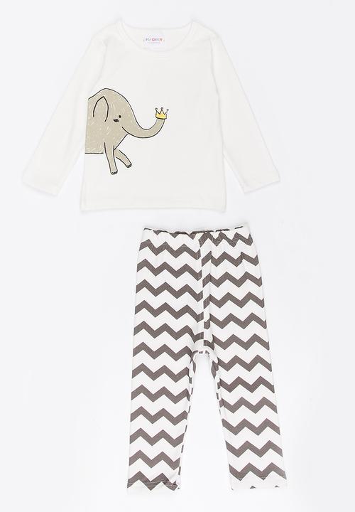 Pop Candy - Printed  Pj Set Multi-colour