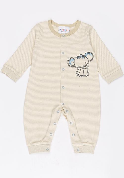 Pop Candy - Printed Sleepsuit Cream