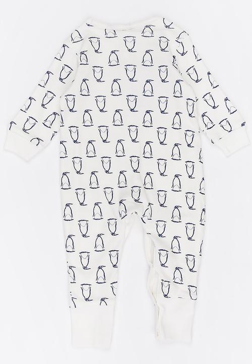 Pop Candy - Printed Sleepsuit White