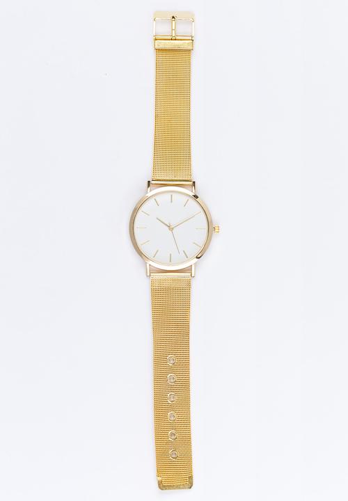 Joy Collectables - Mesh Watch Gold