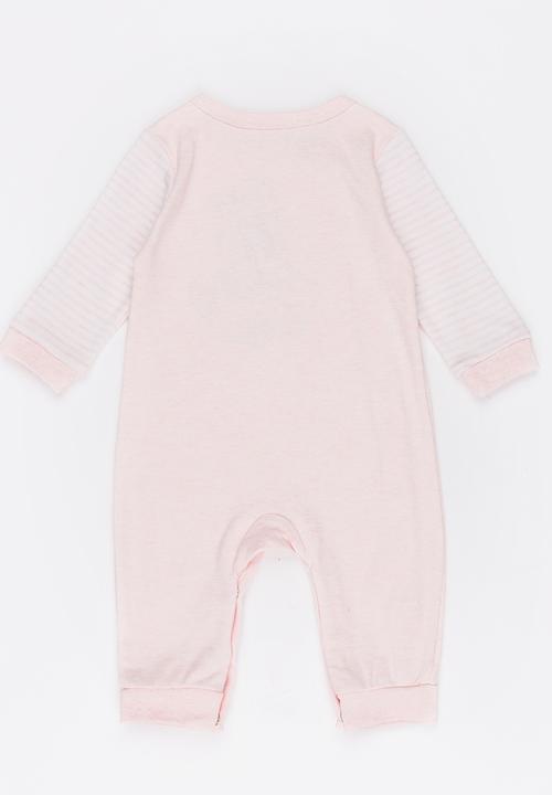 Pop Candy - Printed Sleepsuit Pale Pink