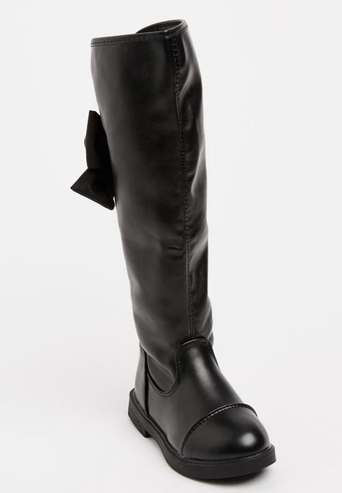 Pop Candy - Girls Knee-Length Boot Black