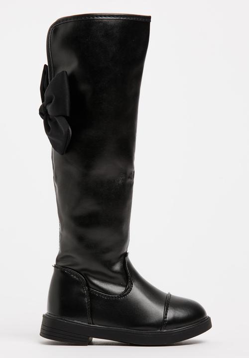 Pop Candy - Girls Knee-Length Boot Black