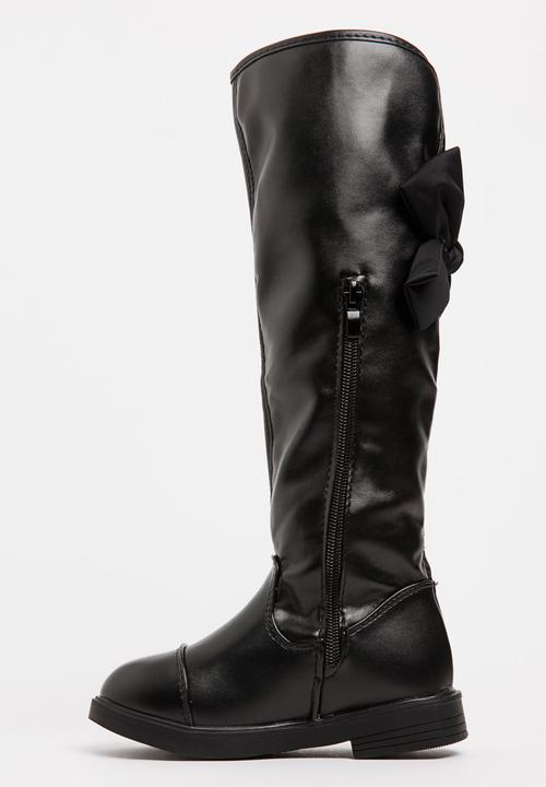 Pop Candy - Girls Knee-Length Boot Black