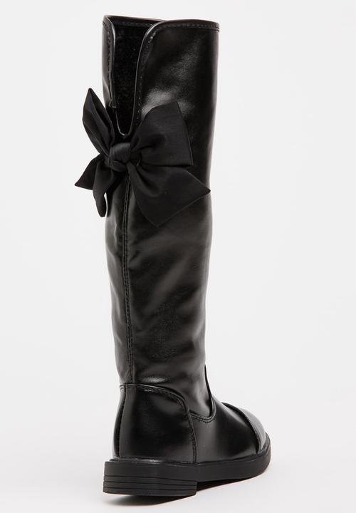 Pop Candy - Girls Knee-Length Boot Black
