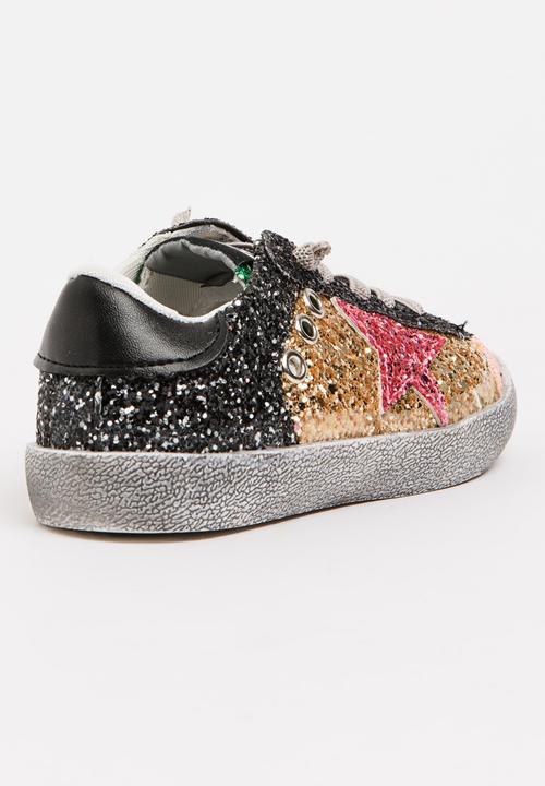 Pop Candy - Glitter Colour Block Sneaker Multi-colour