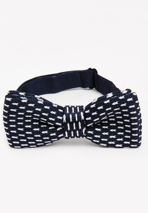 Only & Sons - onsTheis Woven Bow Tie Dark Blue