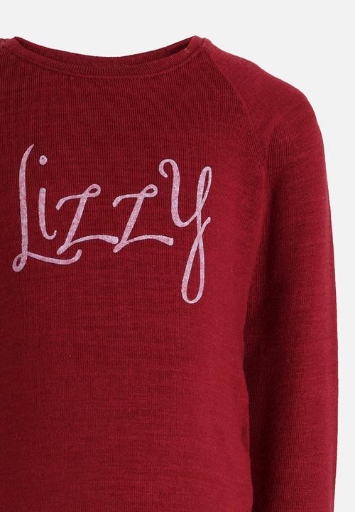 Lizzy - Ailsa Raglan Sweater Burgundy