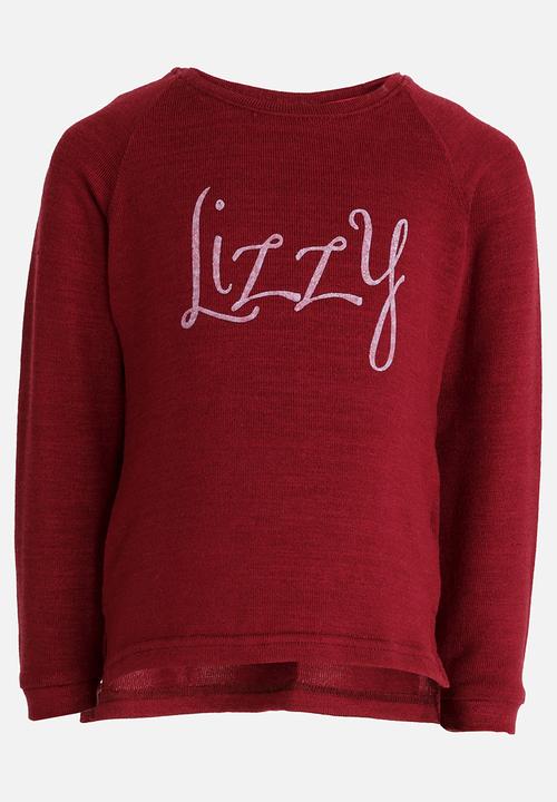 Lizzy - Ailsa Raglan Sweater Burgundy