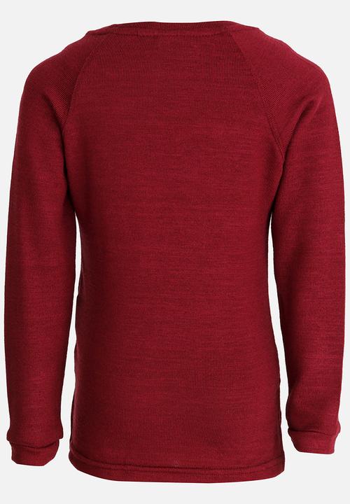 Lizzy - Ailsa Raglan Sweater Burgundy