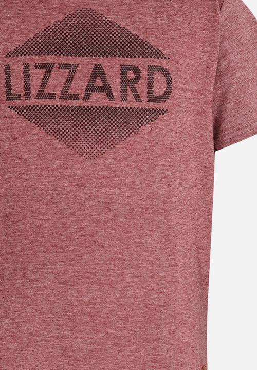 Lizzard - Tore Printed Tee Burgundy
