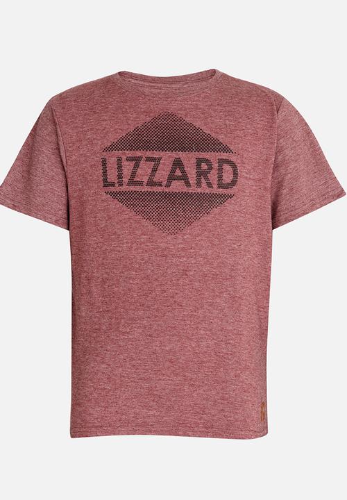 Lizzard - Tore Printed Tee Burgundy