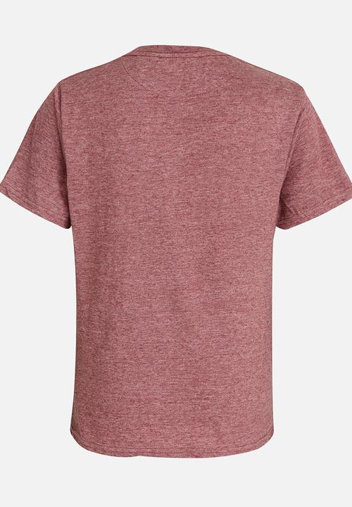 Lizzard - Tore Printed Tee Burgundy